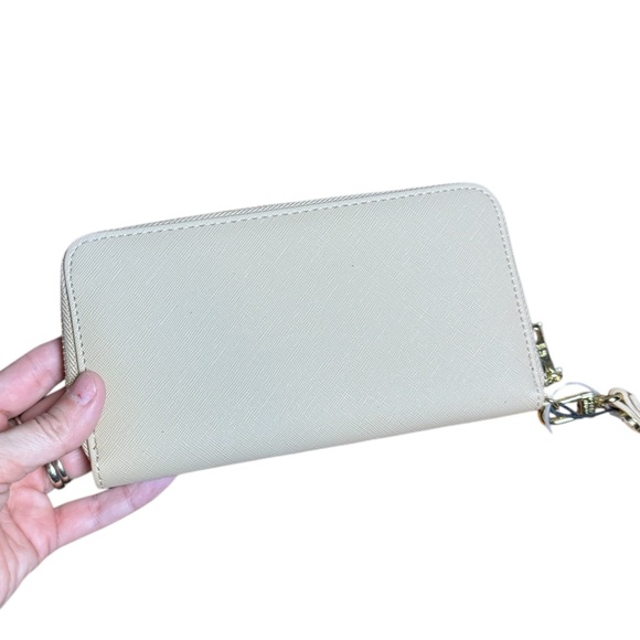 Steve Madden Tan Small Zia Wallet NWT Beige Cream Neutral - Picture 4 of 8